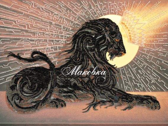 Вишивка бісером AB-736 Чорний алмаз Абріс Арт Вишивка бісером AB-736 Чорний алмаз Абріс Арт