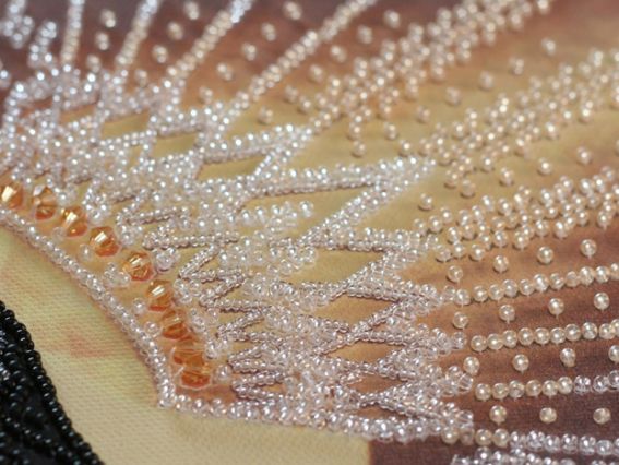 Набір для вишивання бісером AB-736 Чорний алмаз  Абріс Арт