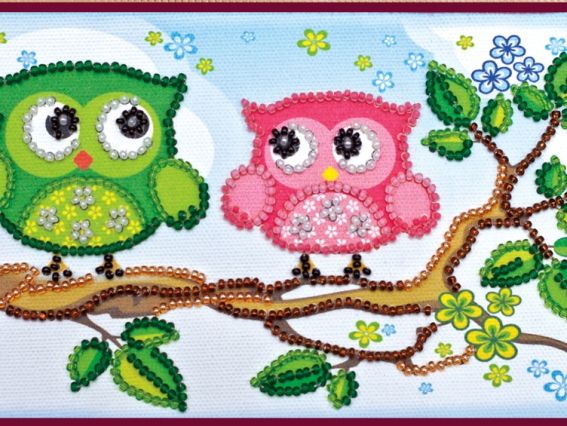 Набір Сумка Дві сови для вишивання АСА-002, Абрис Арт