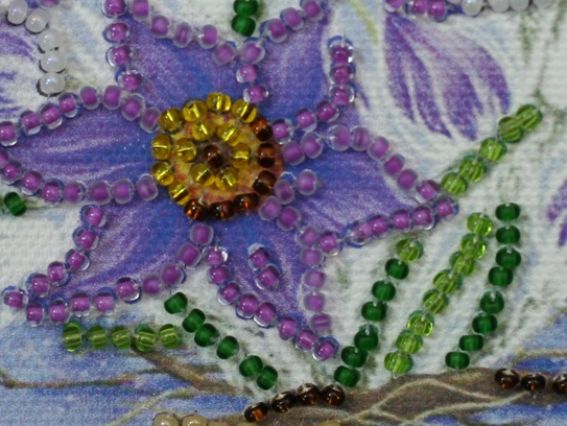 Набір для вишивання бісером Сумка Сова і крокус, АСА-003, Абрис Арт