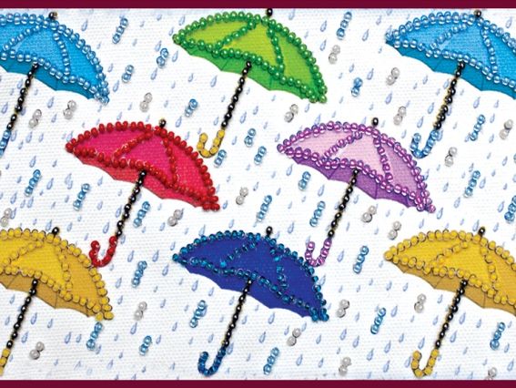 Набор для вышивания Сумка Зонтики, АСА-004, Абрис Арт