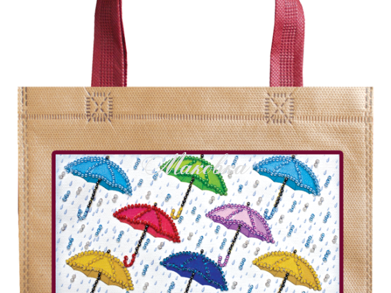 Набор для вышивания Сумка Зонтики, АСА-004, Абрис Арт Набор для вышивания Сумка Зонтики, АСА-004, Абрис Арт