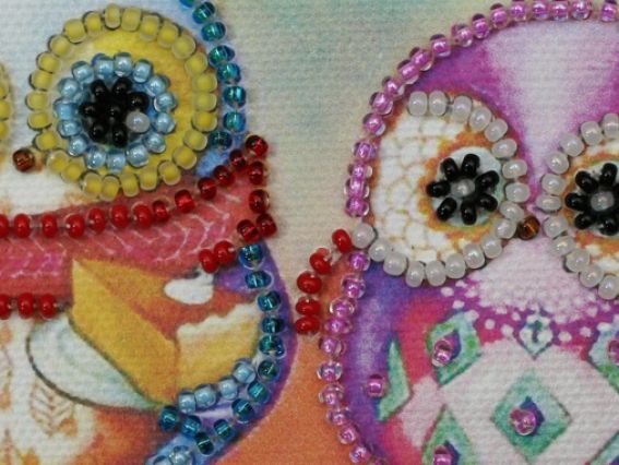 Набор для вышивания бисером Сумка Совы и рябина, АСА-005, Абрис Арт