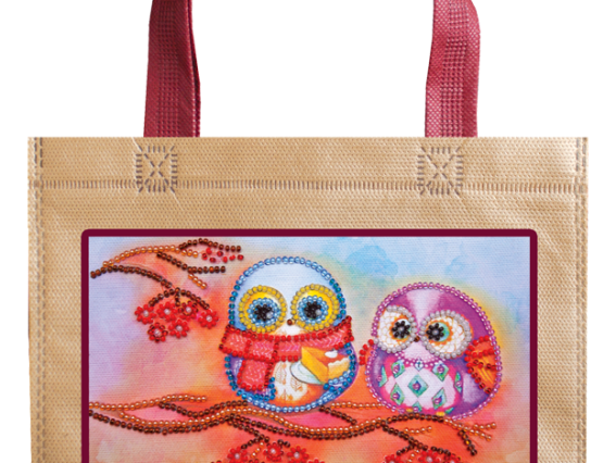 Набор для вышивания Сумка Совы и рябина, АСА-005, Абрис Арт Набор для вышивания Сумка Совы и рябина, АСА-005, Абрис Арт