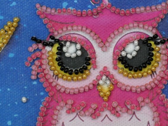 Набір для вишивання бісером Сумка Сова і місяць, АСА-006, Абрис Арт