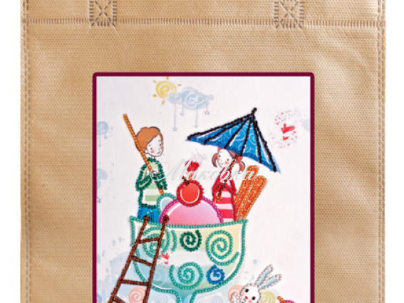 Набір для вишивання Сумка Ескімо любові, АСА-007, Абрис Арт Набір для вишивання Сумка Ескімо любові, АСА-007, Абрис Арт