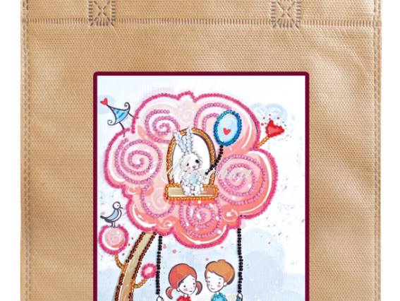 Набор для вышивания Сумка Качельки, АСА-008, Абрис Арт Набор для вышивания Сумка Качельки, АСА-008, Абрис Арт