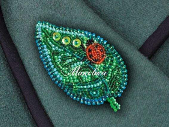 Брошь AD-019 Маленька гостя, Абріс Арт Набір для вишивання бісером Брошь AD-019 Маленька гостя, Абріс Арт Набір для вишивання бісером