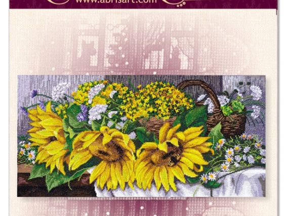 AH-030 Соняшники, вишивка хрестом, Абріс Арт