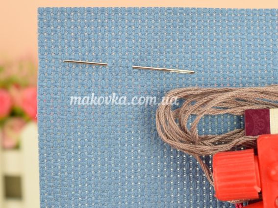 АНМ-008, Кошеня, набір з пяльцями для вишивання хрестом, Абріс Арт