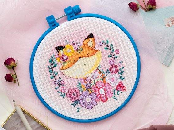 AHM-020 Сни весни, Абрис Арт набір з п'яльцями для вишивання нитками AHM-020 Сни весни, Абрис Арт набір з п'яльцями для вишивання нитками