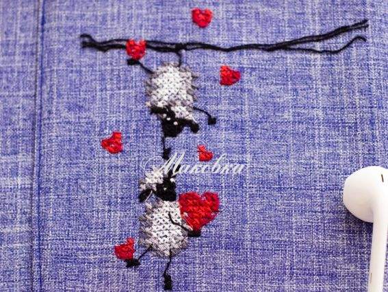 AHO-005 Веселі баранчики, Абріс Арт Набір для вишивання хрестом на одязі AHO-005 Веселі баранчики, Абріс Арт Набір для вишивання хрестом на одязі