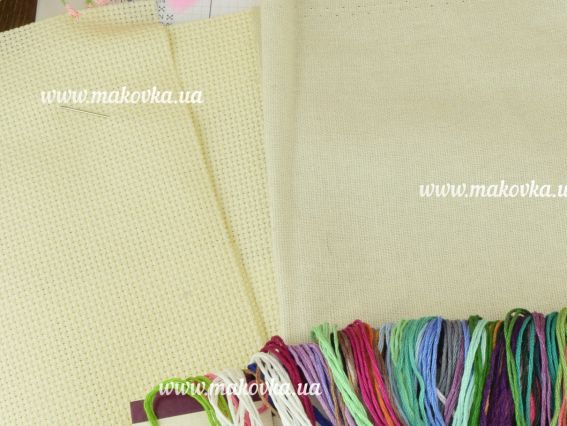 Набір-подушка Пір'я AHP-002 Абріс Арт для вишивання хрестом подушки