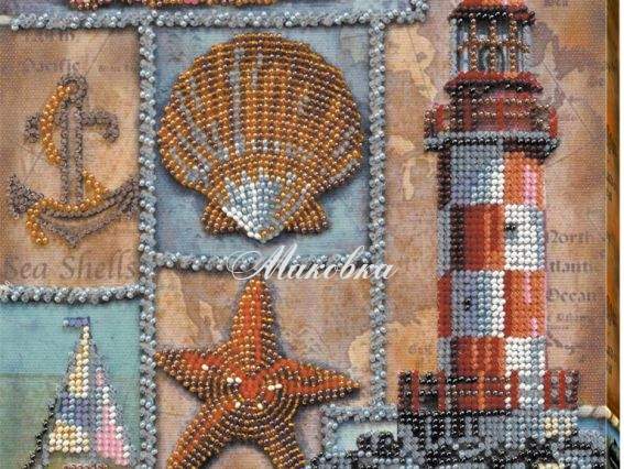 Вышивка бісером миди AMB-002 Про моря и океаны, Абрис Арт Вышивка бісером миди AMB-002 Про моря и океаны, Абрис Арт