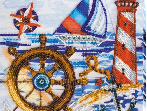 Набор для вышивания бисером миди AMB-007 Мандливые дальше, Абрис Арт