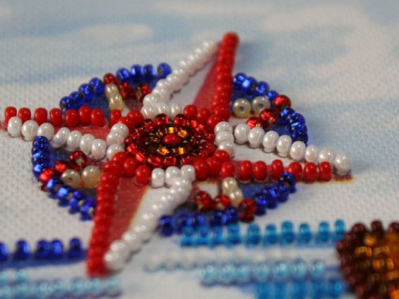 Набор для вышивания бисером миди AMB-007 Мандливые дальше, Абрис Арт