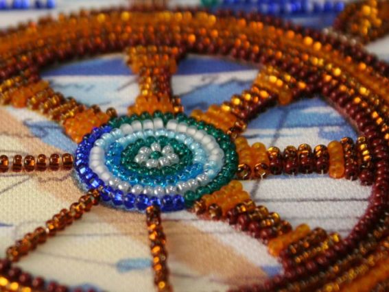 Набор для вышивания бисером миди AMB-007 Мандливые дальше, Абрис Арт