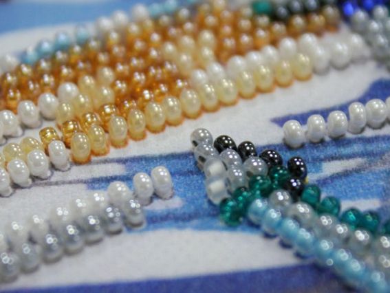 Набор для вышивания бисером миди AMB-007 Мандливые дальше, Абрис Арт