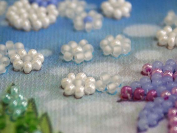 Набор для вышивания бисером миди AMB-009 Земные звезды, Абрис Арт