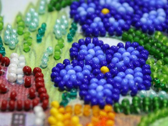 Набор для вышивания бисером миди AMB-009 Земные звезды, Абрис Арт