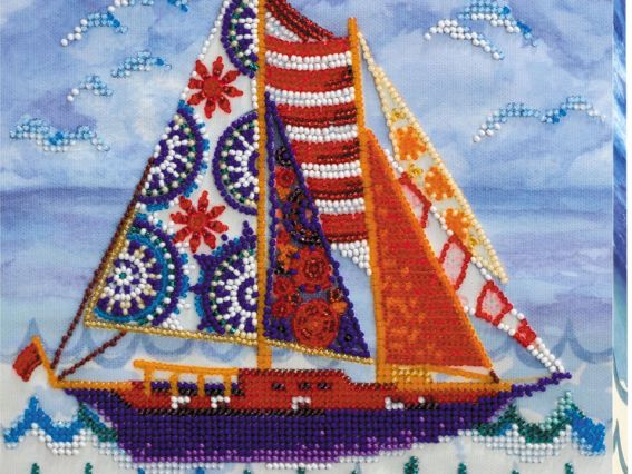 Набір для вишивання бісером міді AMB-010 Попутний вітер  Абріс Арт