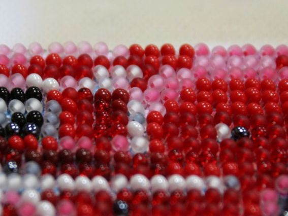 Набір для вишивання бісером міді AMB-011 Форд Мустанг 1967  Абріс Арт