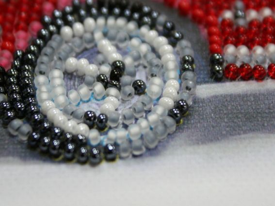 Набір для вишивання бісером міді AMB-011 Форд Мустанг 1967  Абріс Арт