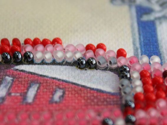 Набір для вишивання бісером міді AMB-011 Форд Мустанг 1967  Абріс Арт