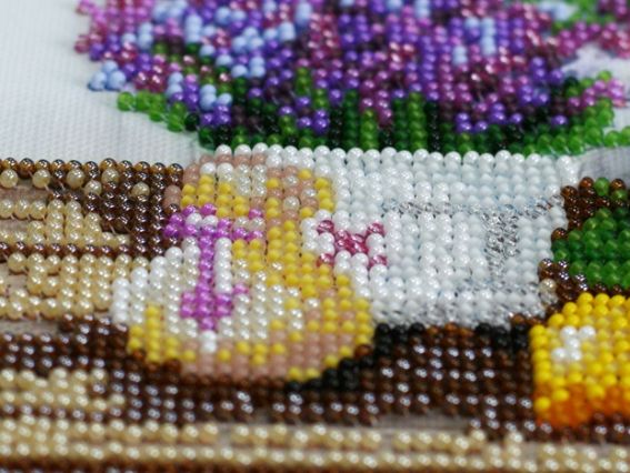 Набір для вишивання бісером міді AMB-059 Лаванди аромат  Абріс Арт