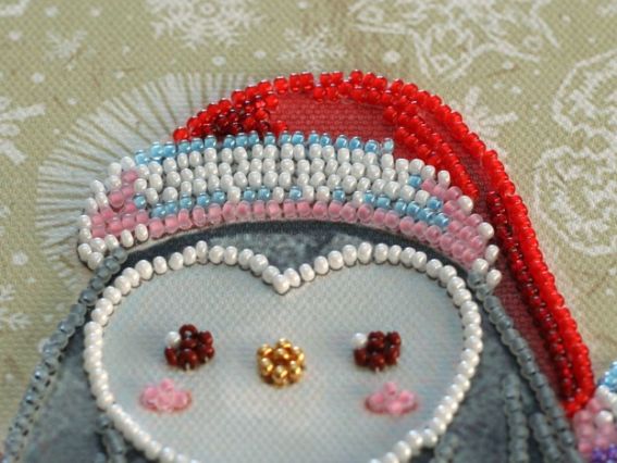 Набор для вышивания бисером миди AMB-073 А вот и я! Абрис Арт