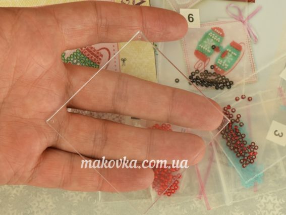 ABT-017 Помуркочемо (пара котів) Абріс Арт набір для вишивання бісером Новорічна іграшка 