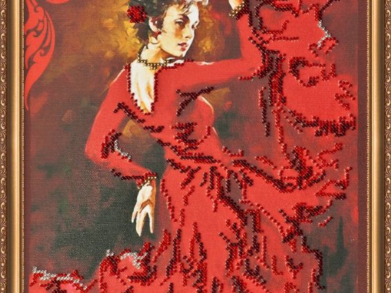 Вишивка бісером Кармен, АВ-021, АВ-021, Абріс Арт Вишивка бісером Кармен, АВ-021, АВ-021, Абріс Арт