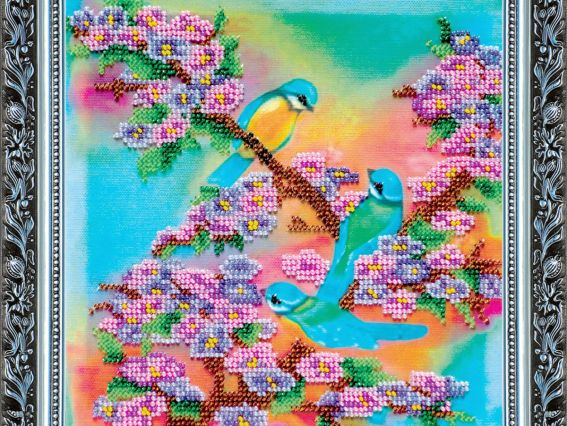 Вышивка бісером Апрель, АВ-082, Абрис Арт Вышивка бісером Апрель, АВ-082, Абрис Арт