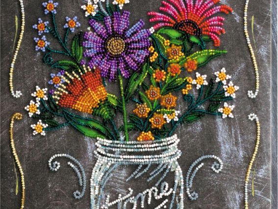 Набір для вишивання бісером АВ-602, Ласкаво просимо, Абріс Арт,