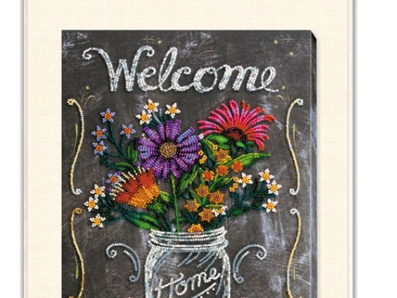 Набір для вишивання бісером АВ-602, Ласкаво просимо, Абріс Арт,