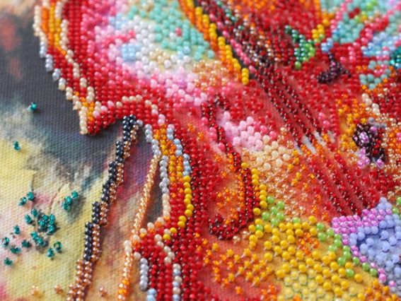 Набір для вишивання бісером AB-629 Іскри звуку Абріс Арт