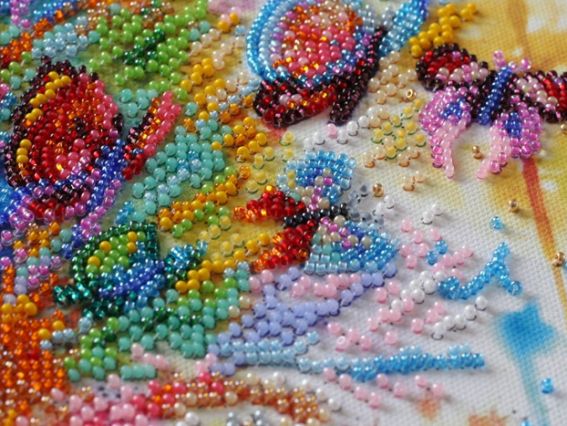 Набір для вишивання бісером AB-629 Іскри звуку Абріс Арт