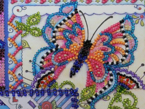 Набор для вышивания бисером AP-001 фоторамка Летний пэчворк, Абрис Арт