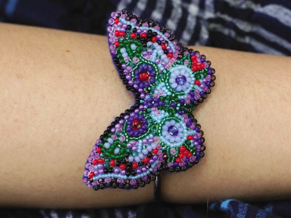 Набор для вышивання Прикраса Метелик, AD-001, бісер. Абрис Арт