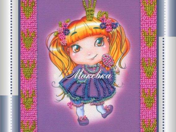 Вышивка бісером АМ-019 Фиона , Абрис Арт