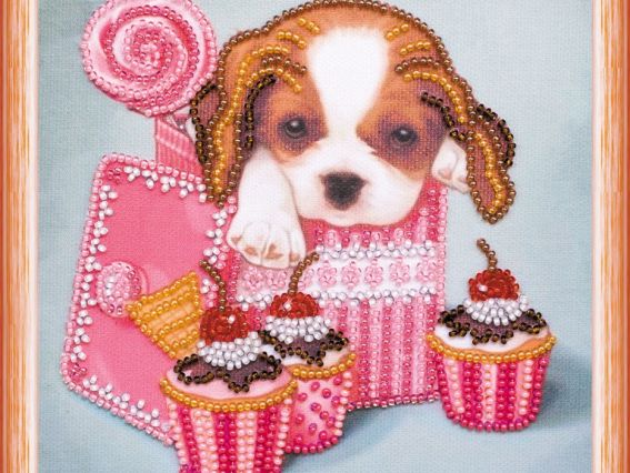 Вышивка бісером АМ-165 Сладкая радость, Абрис Арт Вышивка бісером АМ-165 Сладкая радость, Абрис Арт