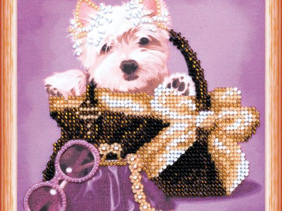 Вышивка бисером АМ-167 Маленький друг, Абрис Арт Вышивка бисером АМ-167 Маленький друг, Абрис Арт