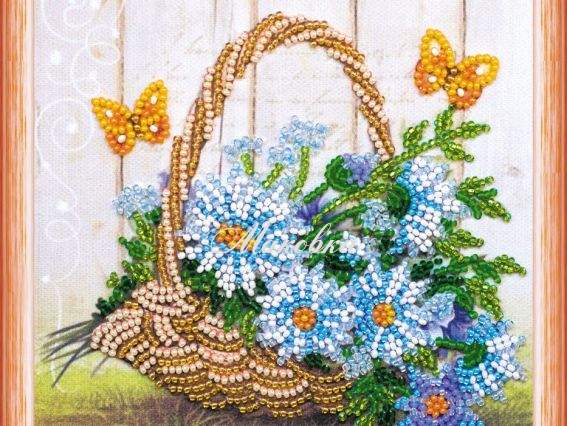 Вышивка бісером АМ-170 Летний букет, Абрис Арт