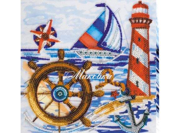 Вишивка бісером міді AMB-007 Привабливі дали, Абрис Арт