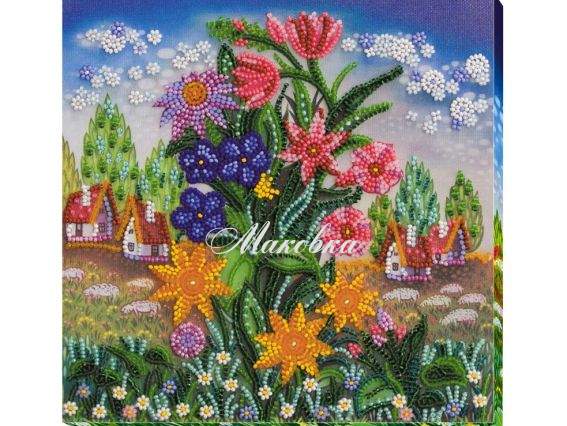 Вишивка бісером міді AMB-009 Земні зірки, Абрис Арт