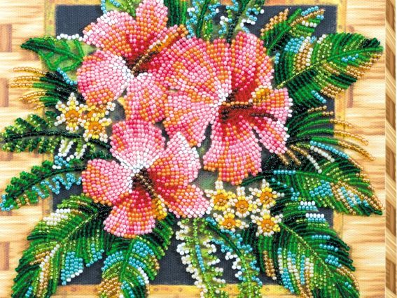 Набір для вишивання бісером міді AMB-026 Квіти Танзанії, Абріс Арт