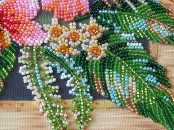 Набір для вишивання бісером міді AMB-026 Квіти Танзанії, Абріс Арт