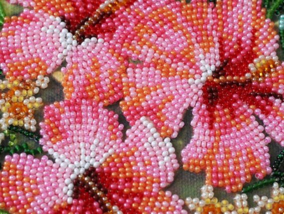 Набір для вишивання бісером міді AMB-026 Квіти Танзанії, Абріс Арт