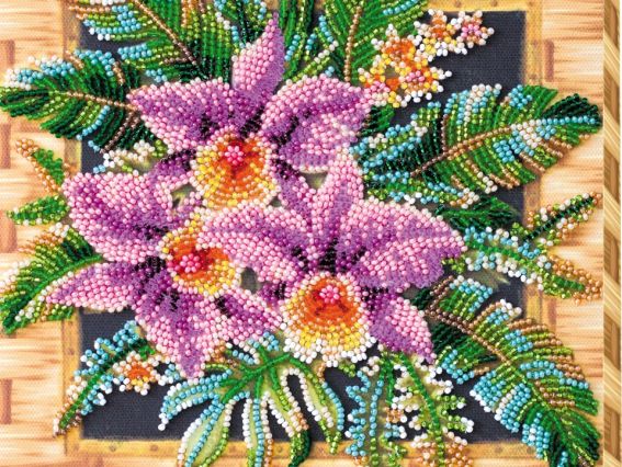 Набір для вишивання бісером міді AMB-027 Каттлея, Абріс Арт