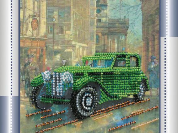 Вишивка бісером ретро-авто АМ-052 Rolls-Royce Абрис Арт